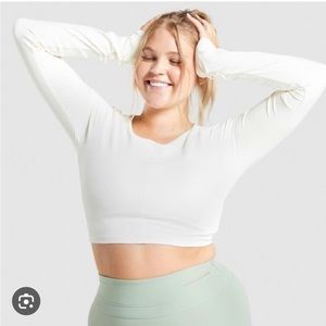 Whitney Simmons x gymshark long sleeve crop